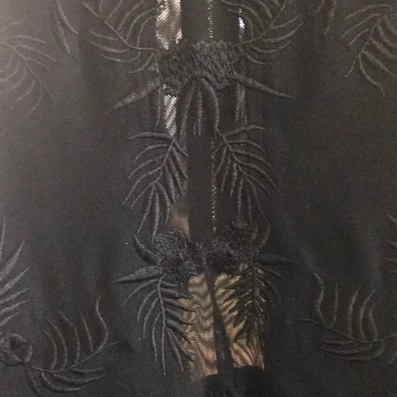 Sans Souci Chico Black Embroidered Hi/Low Dress - Picture 8 of 8